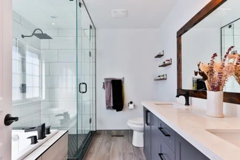 Frameless glass shower door installation near me